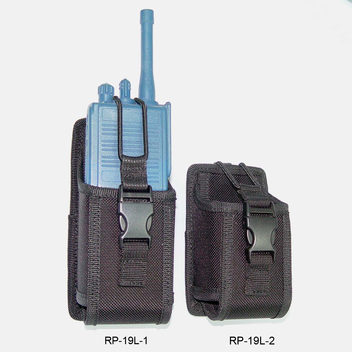 RP-19L Buckle Lock Radio Case – Nylon pouch for handheld radios with buckle closure and belt loop