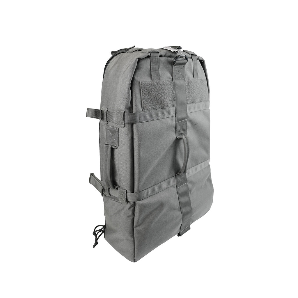 ESKI Tactical Backpack CM-CTRU-015 – gray high-capacity pack with MOLLE webbing and detachable side pouch